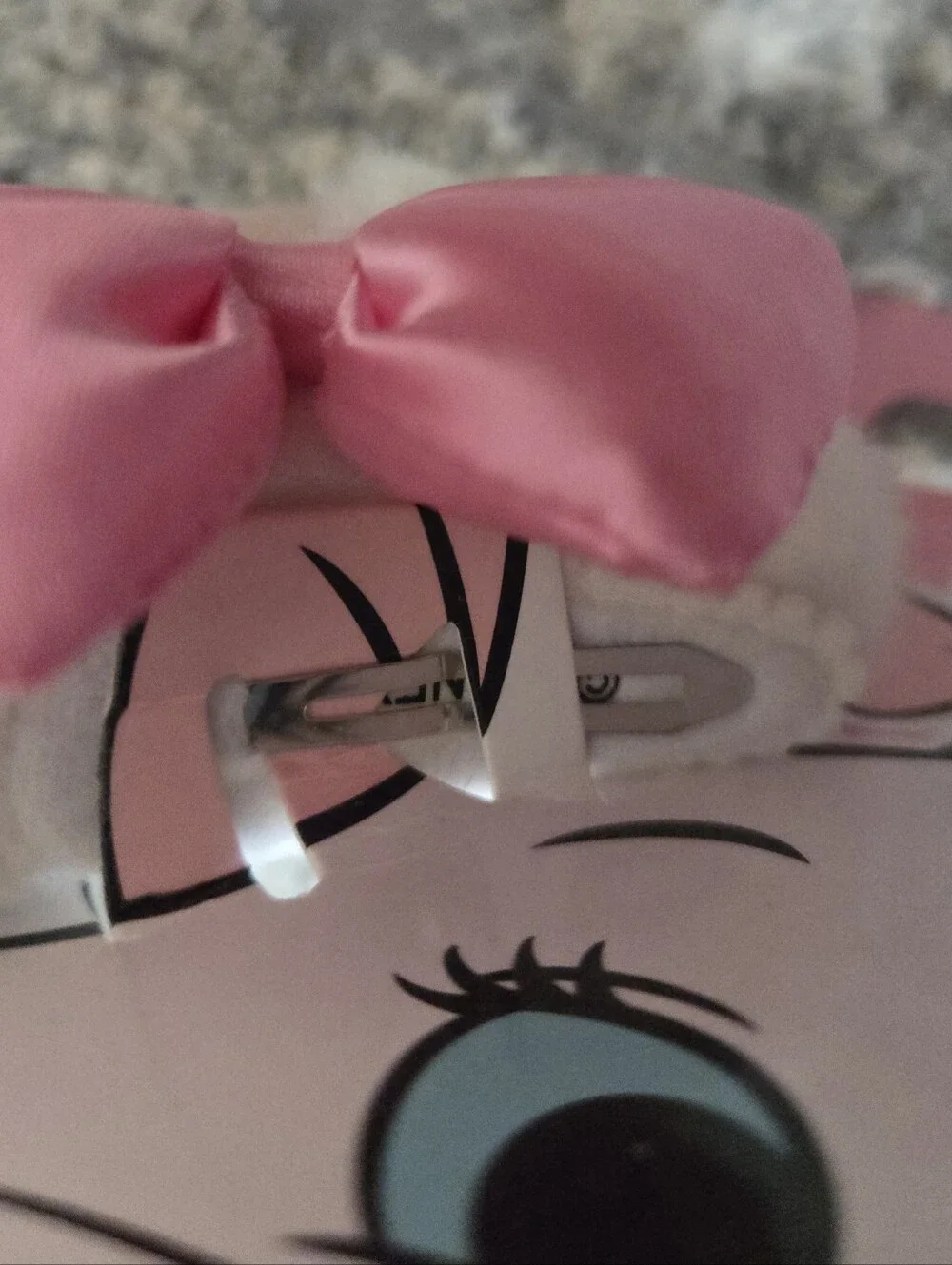 Disney Aristocats Marie Pink Cat Ear Hair Clips with Bows